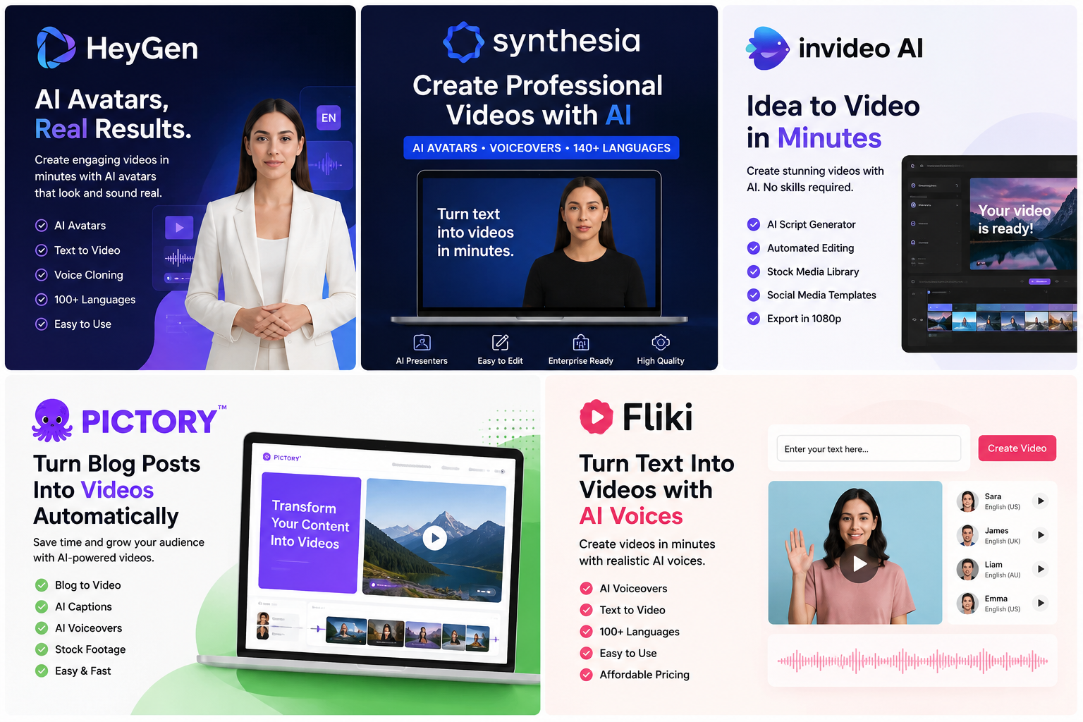 Best AI Video Generators in 2026