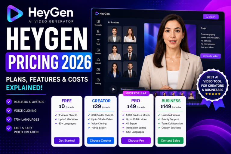 HeyGen Pricing 2026