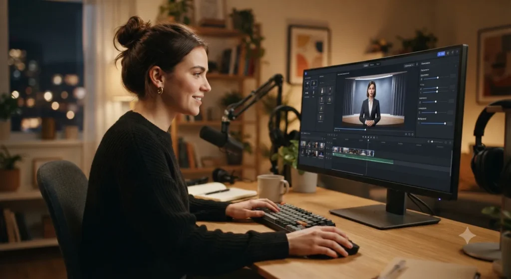 HeyGen AI avatar video creation platform interface