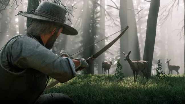 Red Dead Redemption 2 wildlife ecosystem dynamic food chain