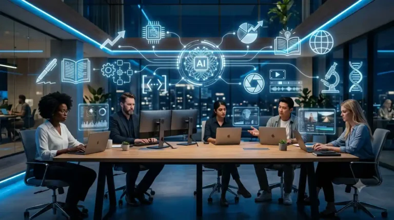 AI tools used for writing, coding, design, research, and business