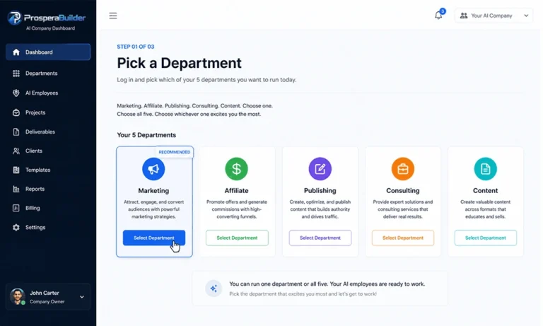 ProsperaBuilder Review: Choose an AI Business