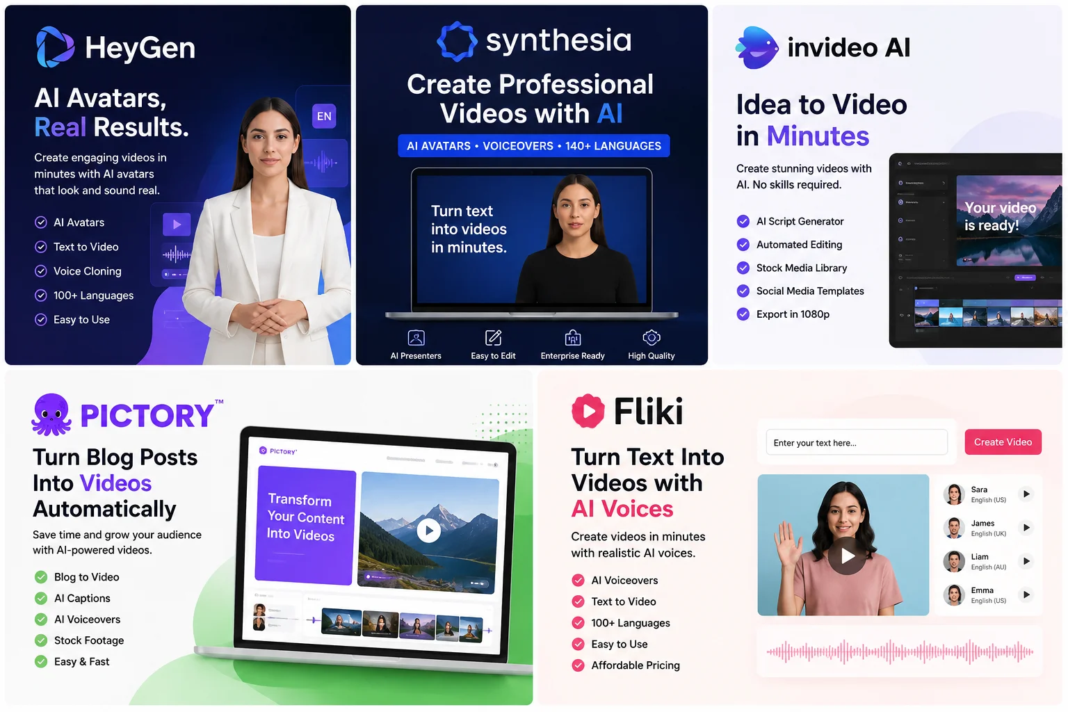 Best AI Video Generators in 2026